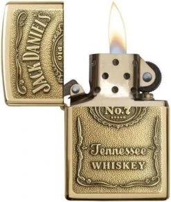 Aansteker Zippo Jack Daniel's Label Brass Emblem -Beste Barbecue Grill winkel 1015x1200 3