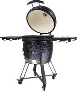 Boets Grill Kamado Grill 21 Inch - 21" - BG21 - Keramisch - Kookoppervlak Ø 44 - Glanzend Zwart -Beste Barbecue Grill winkel 1016x1200