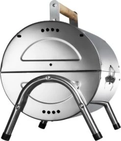 BBQ Collection Houtskoolbarbecue - Cilinder - Chroom -Beste Barbecue Grill winkel 1024x1200