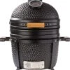 Patton Kamado 15" - Tafel Model - Keramische Barbecue - Premium Black - Medium - Compleet - Mat Zwart