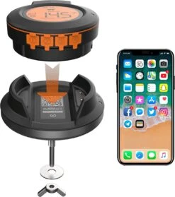 ToGrill - Smart Bluetooth Barbecue Dome Thermometer Met 2 Probes AT-02 | Draadloze Slimme BBQ Vleesthermometer Met App | -Beste Barbecue Grill winkel 1061x1200 1