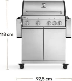 Burnhard Gas BBQ Big FRED Deluxe - 4 Branders - Incl. Keramische Infraroodbrander & Afdekhoes - Deluxe 24 Burnhard Gas BBQ Big FRED Deluxe - 4 Branders - Incl. Keramische Infraroodbrander & Afdekhoes - Deluxe -Beste Barbecue Grill winkel 1061x1200