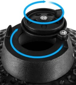 Patton Kamado Grill 13" - Keramisch - Kookoppervlak Ø 28 - Mat Zwart -Beste Barbecue Grill winkel 1066x1200