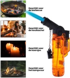 Prof Turbo Aansteker - Stormaansteker - Kaarsen - BBQ - Sigaren - 1 St -Beste Barbecue Grill winkel 1078x1200