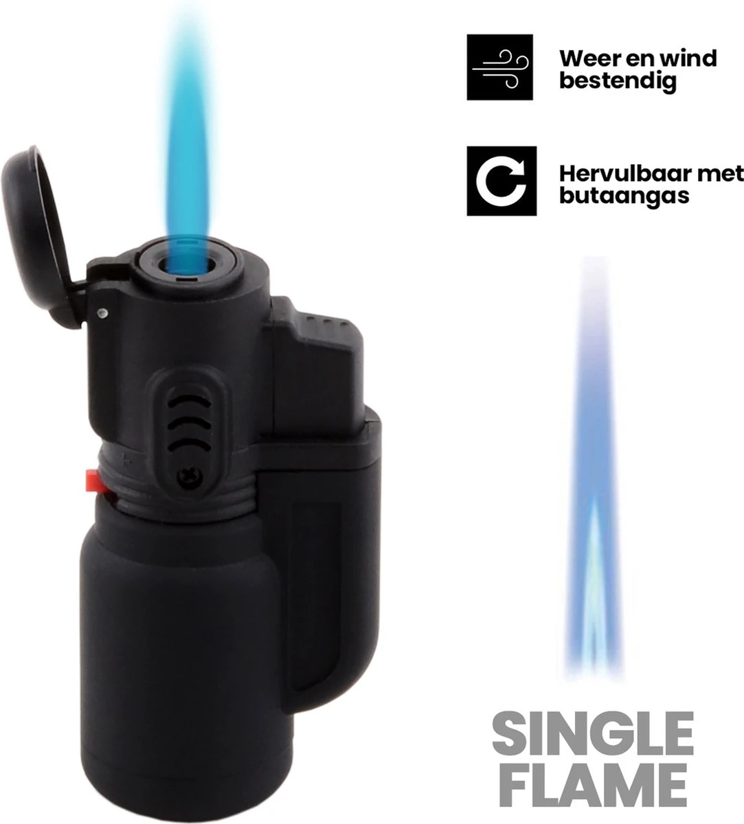 Atomic® Tankboy Aansteker - Stormaansteker - Kaarsen - BBQ - Sigaren 1 Atomic® Tankboy Aansteker - Stormaansteker - Kaarsen - BBQ - Sigaren