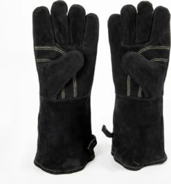 Barbecue Handschoen Zwart - BBQ Ovenwanten – Hittebestendige Handschoenen - Ovenhandschoenen - Grill & Oven Want – Koken Accessoires - Vuurkorf En Openhaard - Barbeque Keukenaccessoires - Koken - Vaderdag Cadeau Vader -Beste Barbecue Grill winkel 1114x1200 2