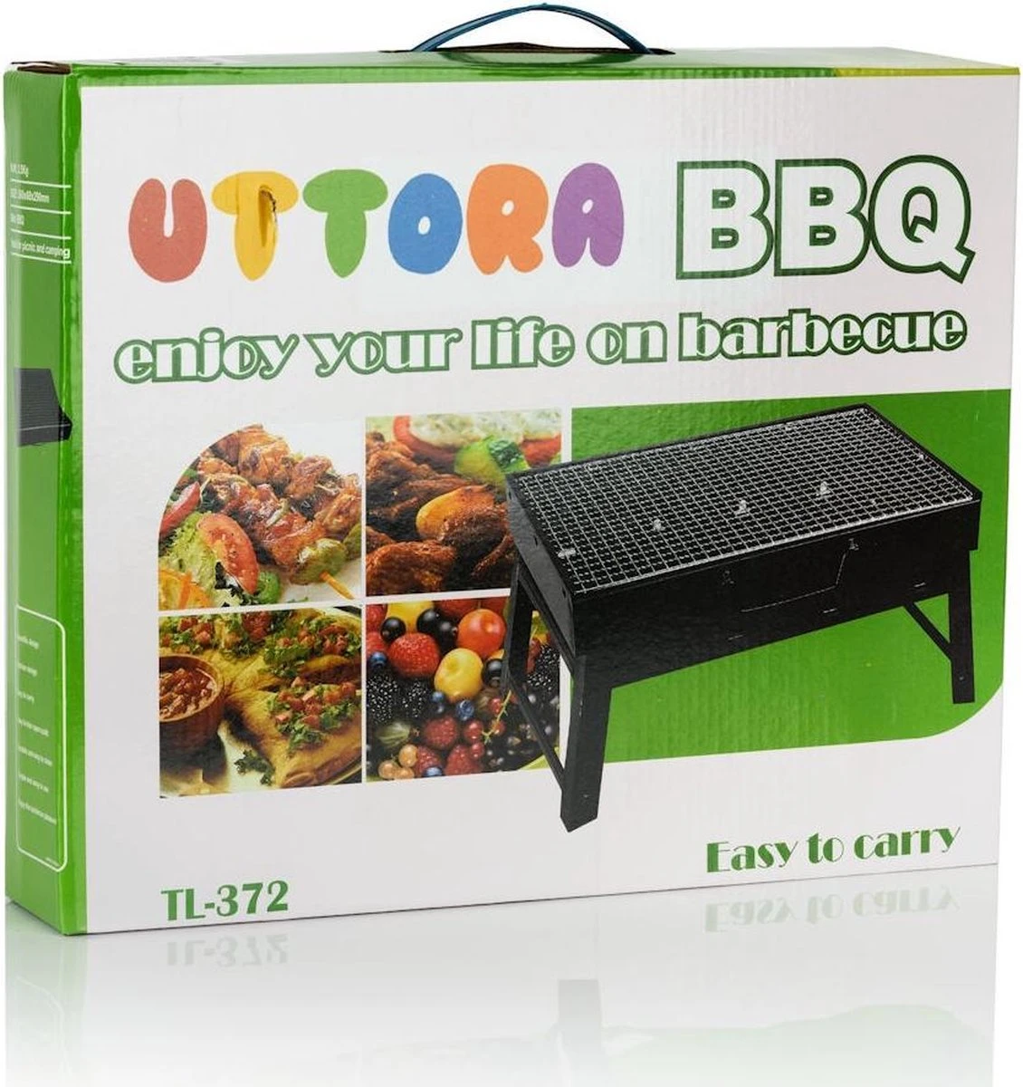 Merkloos Decopatent® Portable Houtskool BBQ - Barbecue - Inklapbaar - Barbecue Houtskool - Tafel Grill - Camping - Strand - Festival - Park 3 Merkloos Decopatent® Portable Houtskool BBQ - Barbecue - Inklapbaar - Barbecue Houtskool - Tafel Grill - Camping - Strand - Festival - Park - Afbeelding 3