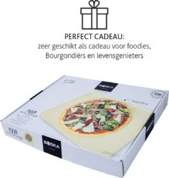 Boska Pizzasteen Deluxe Rechthoek - Voor De Oven - Knapperige Pizza's - 40x32 Cm - BBQ Accessoires -Beste Barbecue Grill winkel 1142x1200 2
