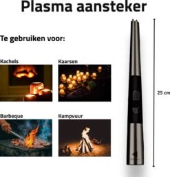 Oplaadbare Lange Elektrische Aansteker - Duurzame Plasma Aansteker – Luxe Aansteker - Inclusief Cadeauverpakking - BBQ – Kaarsen - Zwart 11 Oplaadbare Lange Elektrische Aansteker - Duurzame Plasma Aansteker – Luxe Aansteker - Inclusief Cadeauverpakking - BBQ – Kaarsen - Zwart -Beste Barbecue Grill winkel 1150x1200 2