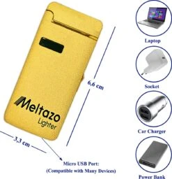 MELTAZO Elektrische Aansteker, Aansteker Gas, Electric Lighter, Gasaansteker Navulbaar, Elektronische Aansteker, Aansteker Plasma, Aansteker Vuurwerk, USB Aansteker Plasma, 2-in-1 Aansteker Voor Sigaretten Camping Kaarsen - 2023 Editie -Beste Barbecue Grill winkel 1158x1200 1