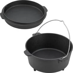 Dutch Oven Enkhuizen Met Deksel Gietijzer Zwart 4,2 L -Beste Barbecue Grill winkel 1187x1200 2