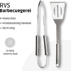 Bbq Accesoires – Bbq Gereedschap – Bbq Set – 22 Delig – RVS -Beste Barbecue Grill winkel 1192x1200 3