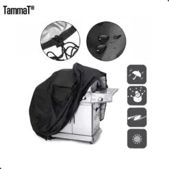 TammaT - BBQ Hoes - Waterdichte Beschermhoes - UV Bescherming - Maat L 170 X 61 X 117 Cm - Met Trekkoord 11 TammaT - BBQ Hoes - Waterdichte Beschermhoes - UV Bescherming - Maat L 170 X 61 X 117 Cm - Met Trekkoord -Beste Barbecue Grill winkel 1198x1200 11