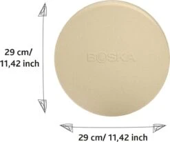 Boska Pizzasteen Deluxe - Voor Oven & BBQ - Knapperige Pizza's - Ø 29.5 Cm - BBQ Accessoires -Beste Barbecue Grill winkel 1200x1003