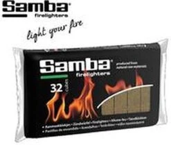 Samba Aanmaakblokjes Bruin á 24 X 32 Stuks - Omdoos Is 768 Aanmaakblokjes -Beste Barbecue Grill winkel 1200x1016