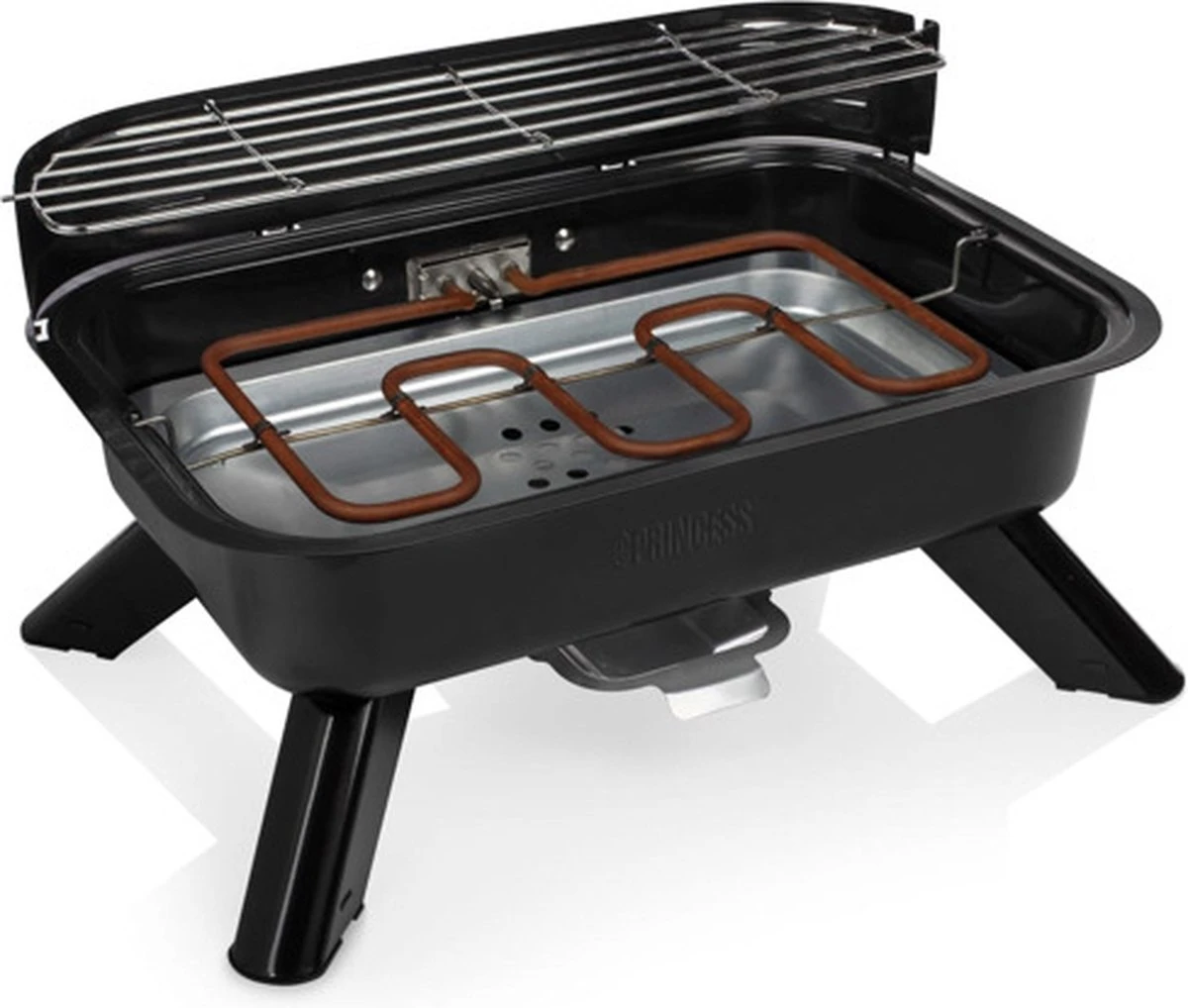 Princess 112252 Hybride Barbecue – Elektrische BBQ - Tafelmodel - 2000W - 44x 29cm - Gebruik Elektrisch Of Met Kolen 14 Princess 112252 Hybride Barbecue – Elektrische BBQ - Tafelmodel - 2000W - 44x 29cm - Gebruik Elektrisch Of Met Kolen - Afbeelding 14