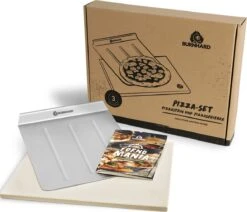 Burnhard Pizzasteen 38 X 30 X 1,5 Cm + Pizzaschep -Beste Barbecue Grill winkel 1200x1032 2