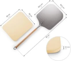 Blumtal - Pizzasteen Met XL Pizza Schep - Professionele Pizza Set - Cordieriet Pizza Stone 10 Blumtal - Pizzasteen Met XL Pizza Schep - Professionele Pizza Set - Cordieriet Pizza Stone -Beste Barbecue Grill winkel 1200x1039 4