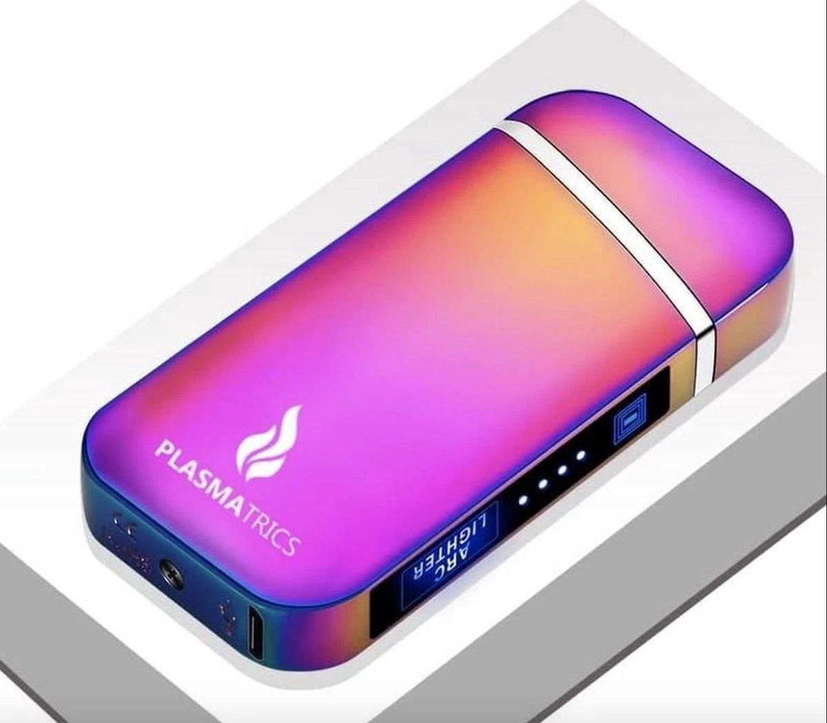 Merkloos Elektrische Plasma Aansteker | USB Oplaadbaar | Wind En Storm Bestendig | Voor Vuurwerk - Pyro Liefhebbers| Plasmatrics - Regenboog 1 Merkloos Elektrische Plasma Aansteker | USB Oplaadbaar | Wind En Storm Bestendig | Voor Vuurwerk - Pyro Liefhebbers| Plasmatrics - Regenboog