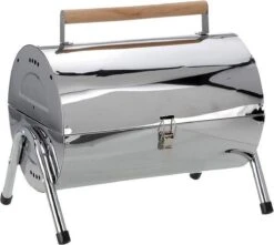 BBQ Collection Houtskoolbarbecue - Cilinder - Chroom -Beste Barbecue Grill winkel 1200x1072