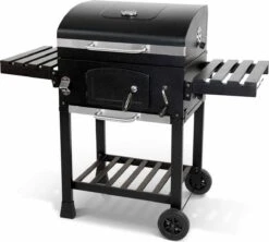 Alice's Garden Houtskool BBQ Bernard - Smoker - Verstelbare Houtskoolbak - Zwart -Beste Barbecue Grill winkel 1200x1077