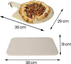 Buxibo 2in1 Pizzasteen - Voor BBQ & Oven - Inclusief Serveer Plank - Pizzabord/Pizzaplank - 30.5 X 38.1 X 1.4 Cm 24 Buxibo 2in1 Pizzasteen - Voor BBQ & Oven - Inclusief Serveer Plank - Pizzabord/Pizzaplank - 30.5 X 38.1 X 1.4 Cm -Beste Barbecue Grill winkel 1200x1085 1