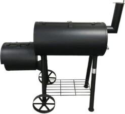 Fire Beam Houtskool Barbecue - Grilloppervlak (LxB) 35 X 66 Cm - Smoker - Zwart -Beste Barbecue Grill winkel 1200x1087
