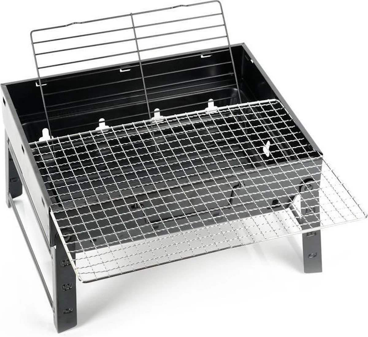 Merkloos Decopatent® Portable Houtskool BBQ - Barbecue - Inklapbaar - Barbecue Houtskool - Tafel Grill - Camping - Strand - Festival - Park 5 Merkloos Decopatent® Portable Houtskool BBQ - Barbecue - Inklapbaar - Barbecue Houtskool - Tafel Grill - Camping - Strand - Festival - Park - Afbeelding 5