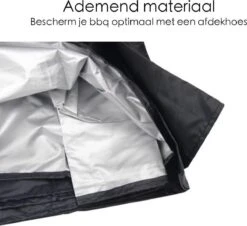 BBQ Beschermhoes - Voor Kamado - Universeel - Tot 23 Inch - Zwart -Beste Barbecue Grill winkel 1200x1100 1