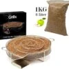 GrillX Cold Smoke Generator Met 1KG Appel Rookmot - 6 Liter - Smokerbox - RVS Rookbox - Rookgenerator - Koud Roken - BBQ Accesoires