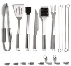 Bbq Accesoires – Bbq Gereedschap – Bbq Set – 22 Delig – RVS -Beste Barbecue Grill winkel 1200x1120 1