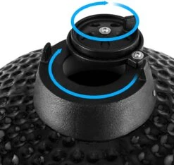 Patton - Kamado 21" - Premium Black - Keramische Barbecue - Incl. Bluetooth Kerntemperatuurmeter - LED Verlichting - Large - Compleet - Zwart 35 Patton - Kamado 21" - Premium Black - Keramische Barbecue - Incl. Bluetooth Kerntemperatuurmeter - LED Verlichting - Large - Compleet - Zwart -Beste Barbecue Grill winkel 1200x1137