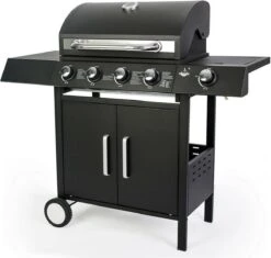 El Fuego San Angelo 4.1 Gasbarbecue - 5 Branders - Zwart -Beste Barbecue Grill winkel 1200x1143