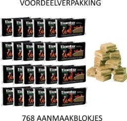 Samba Aanmaakblokjes Bruin á 24 X 32 Stuks - Omdoos Is 768 Aanmaakblokjes -Beste Barbecue Grill winkel 1200x1148 2