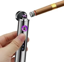 Allkinds Oplaadbare Elektrische Aansteker - USB Plasma Aansteker - Duurzaam - Windbestendig - Zwart -Beste Barbecue Grill winkel 1200x1161 2