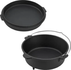 Dutch Oven Enkhuizen Met Deksel Gietijzer Zwart - 4 Varianten -Beste Barbecue Grill winkel 1200x1181 3