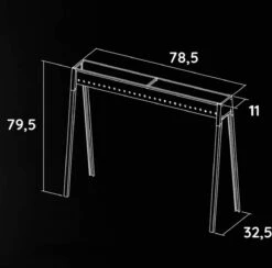 Spiedini Saté-bbq Bali 80 - Saté Houtskoolbarbecue Met Horizontaal Rooster - 80 Cm Lang, 11 Cm Breed - Materiaal: Gealuminiseerd Ijzer -Beste Barbecue Grill winkel 1200x1185