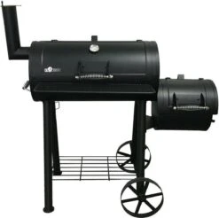Fire Beam Houtskool Barbecue - Grilloppervlak (LxB) 35 X 66 Cm - Smoker - Zwart -Beste Barbecue Grill winkel 1200x1194
