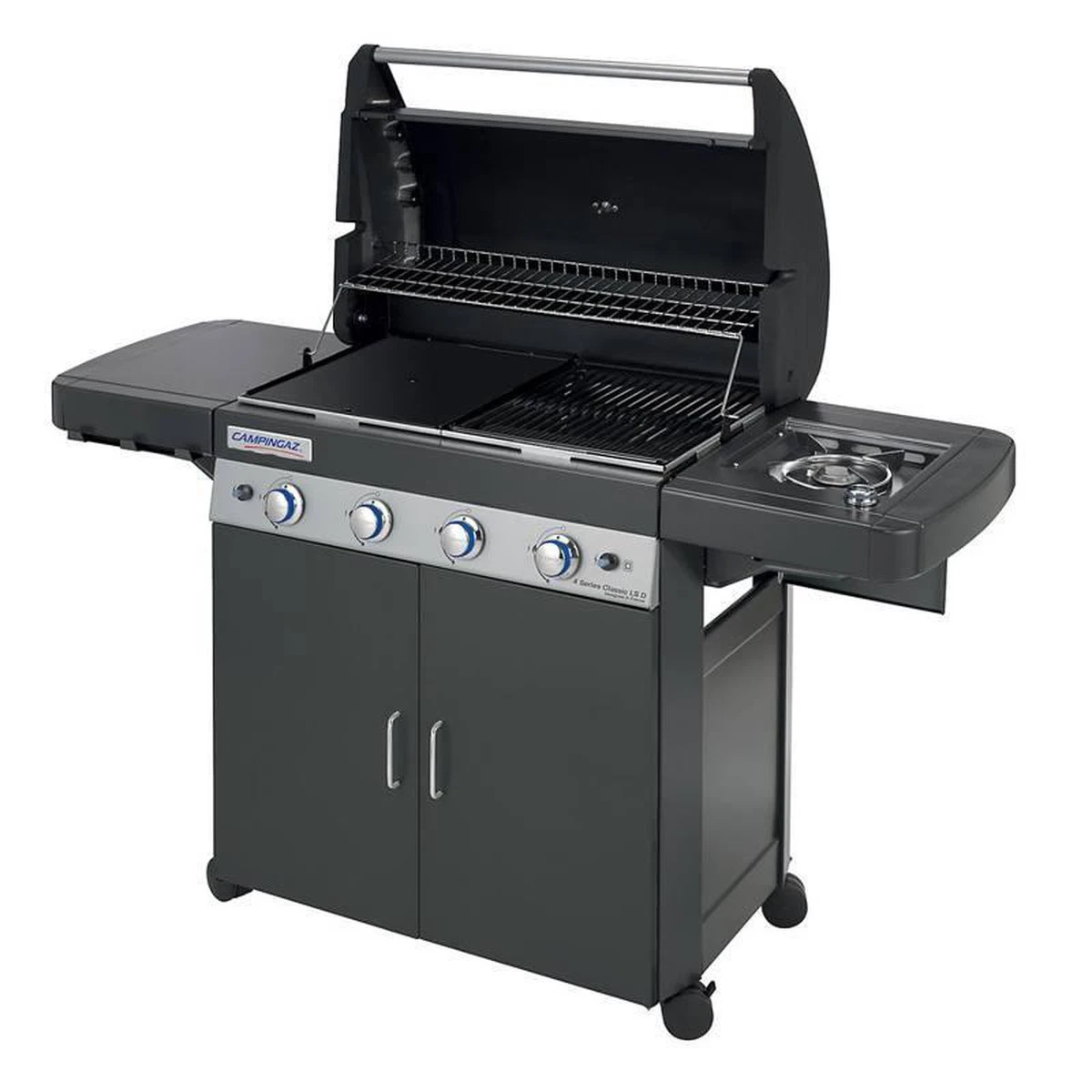 Campingaz 4 Series Classic LS Gasbarbecue - 4 Branders - Zwart - BBQ 2 Campingaz 4 Series Classic LS Gasbarbecue - 4 Branders - Zwart - BBQ - Afbeelding 2