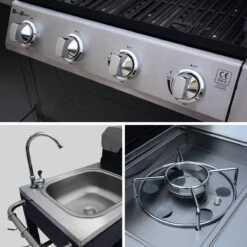 Alice's Garden Gas BBQ D'Artagnan - Zwart - 5 Branders - Buitenkeuken -Beste Barbecue Grill winkel 1200x1200 153