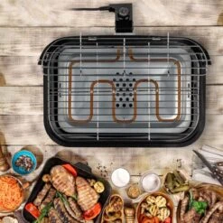 Princess 112252 Hybride Barbecue – Elektrische BBQ - Tafelmodel - 2000W - 44x 29cm - Gebruik Elektrisch Of Met Kolen 39 Princess 112252 Hybride Barbecue – Elektrische BBQ - Tafelmodel - 2000W - 44x 29cm - Gebruik Elektrisch Of Met Kolen -Beste Barbecue Grill winkel 1200x1200 190