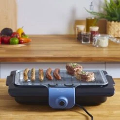 Moulinex BG134812 Barbecue Tafelblad Electrisch 2100W Zwart, Blauw, Zilver Barbecue -Beste Barbecue Grill winkel 1200x1200 197