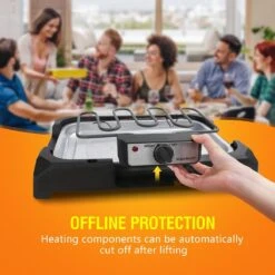 Aigostar Lava 30LDQ - Elektrische Grill - BBQ - Tafel Barbecue - Grilloppervlakte 41 X 24 Cm - 2000 Watt -Beste Barbecue Grill winkel 1200x1200 231