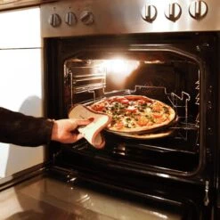 Relaxdays 3 Pizaplaten Met Pizzarek, Pizza Bakplaat Rond 33 Cm, Pizzaplaat 3stuk -Beste Barbecue Grill winkel 1200x1200 276