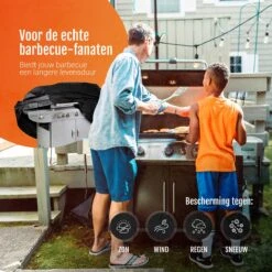 GrillX Barbecue Hoes - 145 X 61 X 117cm - BBQ Hoes Waterdicht - Beschermhoes Inclusief Trekkoord - BBQ Accesoires -Beste Barbecue Grill winkel 1200x1200 308