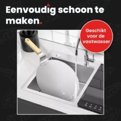 GrillX Pizzaschep Met Pizzasnijder - 30cm - In Luxe Doos - Pizzaspatel Voor BBQ & Oven - BBQ Accesoires Gereedschap -Beste Barbecue Grill winkel 1200x1200 334