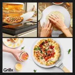 GrillX Pizzaschep Met Pizzasnijder - 30cm - In Luxe Doos - Pizzaspatel Voor BBQ & Oven - BBQ Accesoires Gereedschap -Beste Barbecue Grill winkel 1200x1200 338