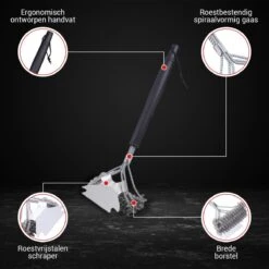 BBQ Borstel Staal RVS Reinigingsborstel Barbecue Grill Accessoires -Beste Barbecue Grill winkel 1200x1200 389