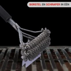 BBQ Borstel Staal RVS Reinigingsborstel Barbecue Grill Accessoires -Beste Barbecue Grill winkel 1200x1200 391