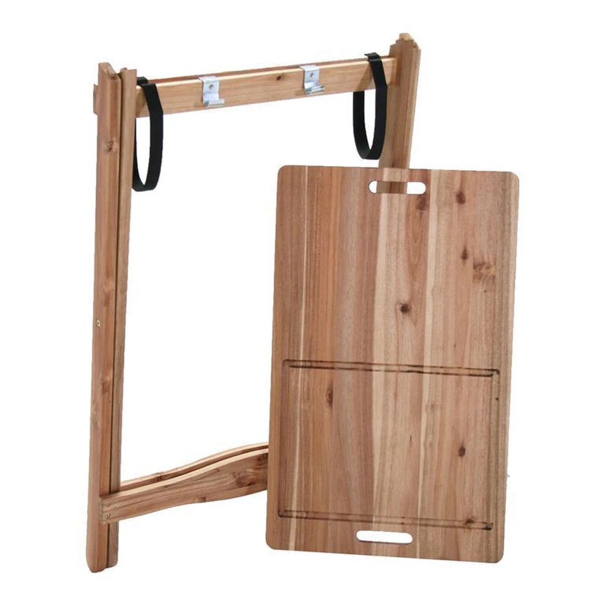 SenS-Line Inklapbare BBQ Bijzettafel - Acacia 3 SenS-Line Inklapbare BBQ Bijzettafel - Acacia - Afbeelding 3